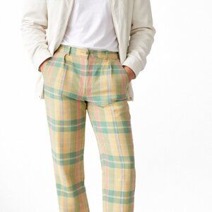 Vintage Polo Ralph Lauren Madras Plaid Golf Pants W31 x34  Ivy League preppy